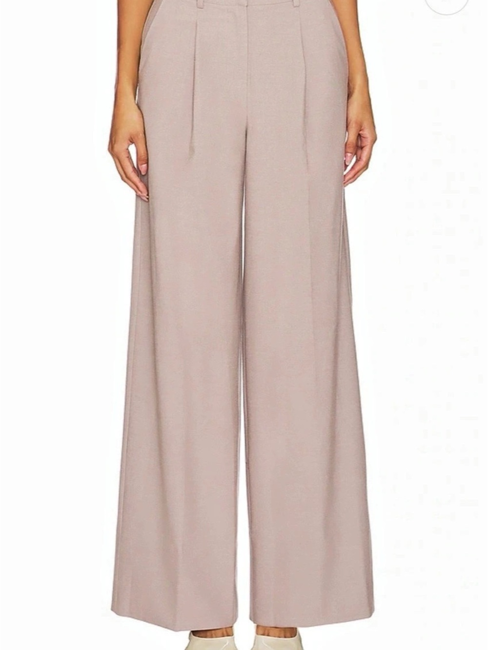 For Love & Lemons Wide Leg Pants in Pink & Gray Size Small